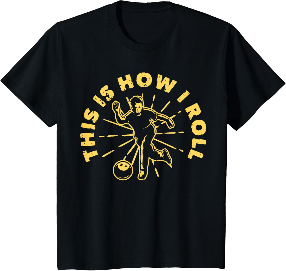 bowling T-Shirt - Black