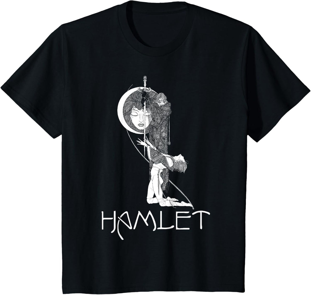 Alexander Vassiliev Shakespeare Hamlet Laertes Revenge English Literature T-Shirt - Black