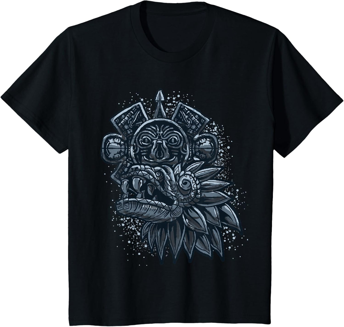 Aztec God Quetzalcoatl Cool Snake Dragon Inca Maya Gift Idea T-Shirt - Black
