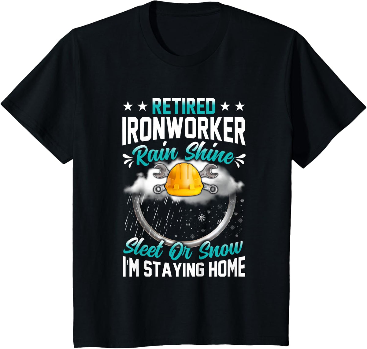 Retired Ironworker funny retirement gifts for Ironworker men T-Shirt - Black