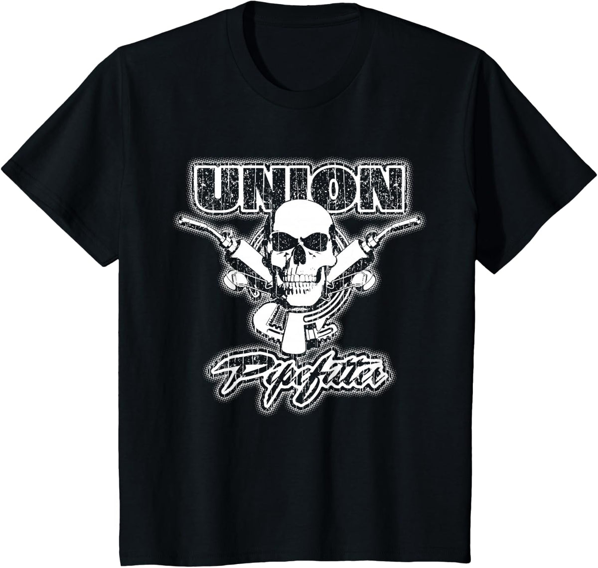 Union Pipefitter Plumber Wrenches Plumbing Steamfitter Tools T-Shirt - Black