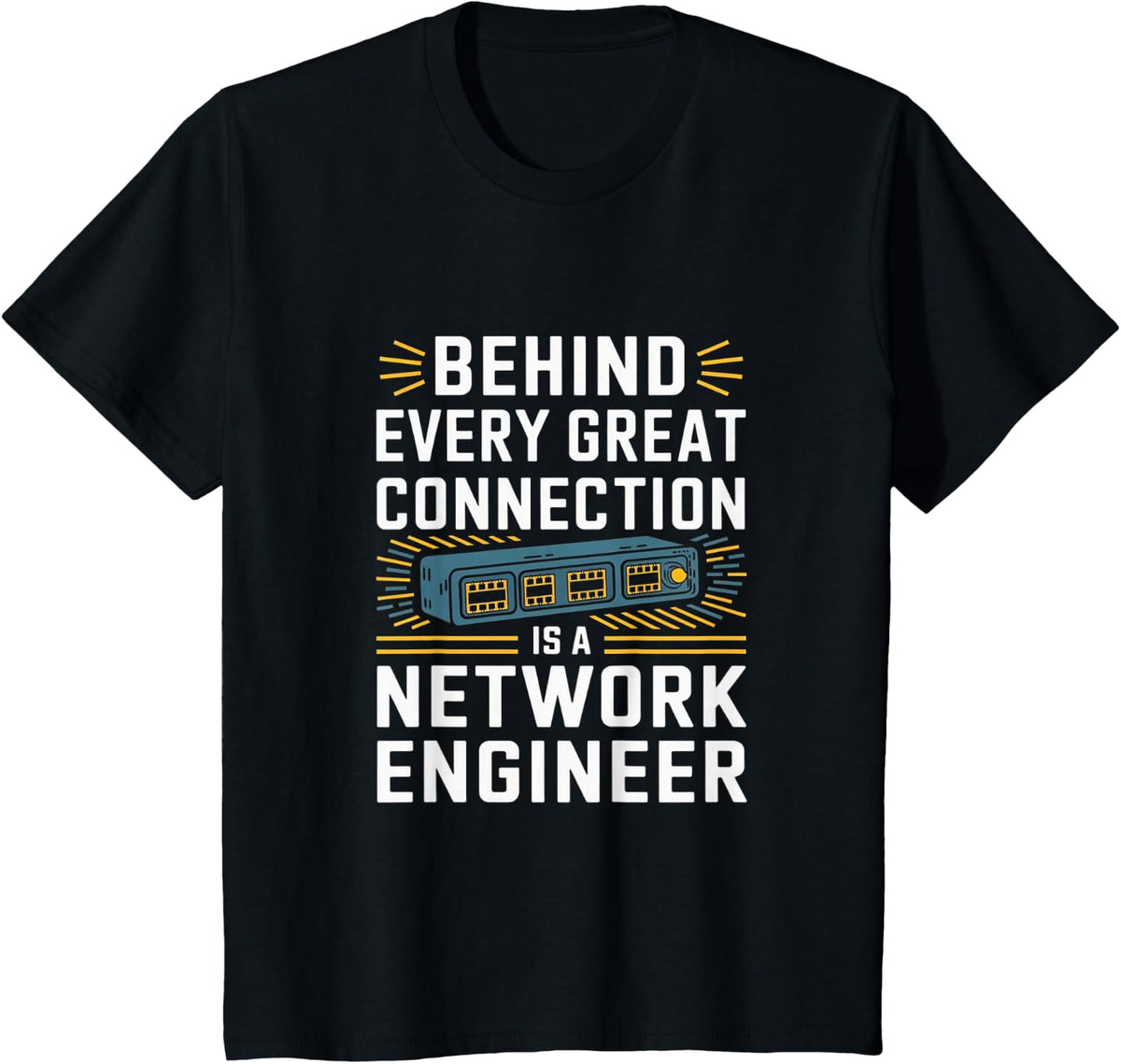 Network Administrator Internet IT Switch VLAN T-Shirt - Black