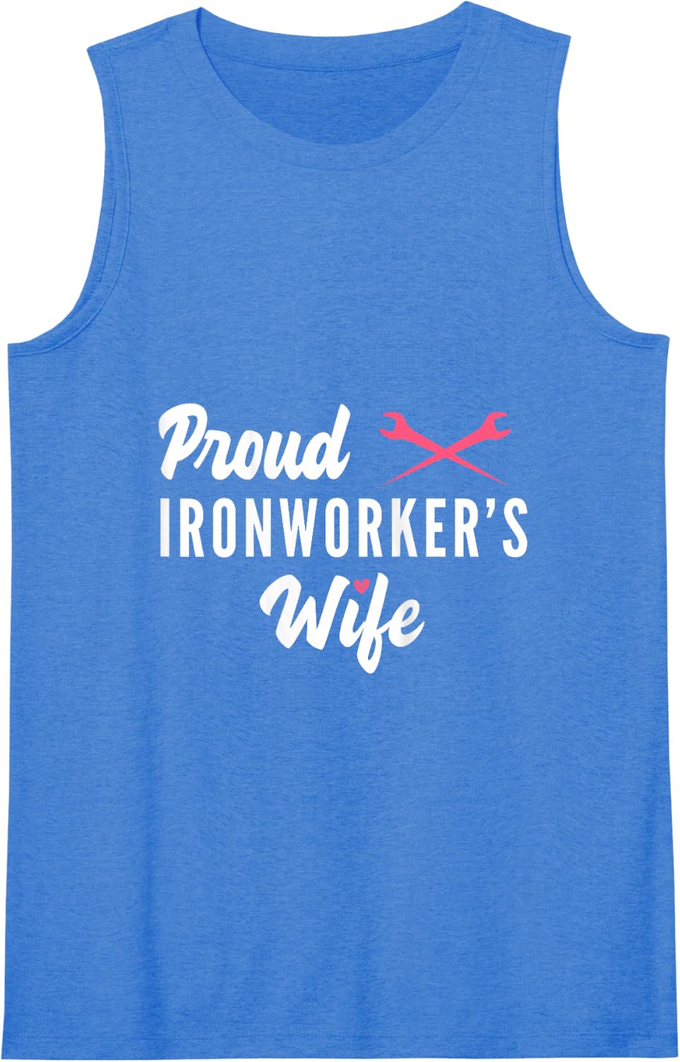 Womens Proud Ironworkers Wife Mothers Day Tank Top - Royal Blue