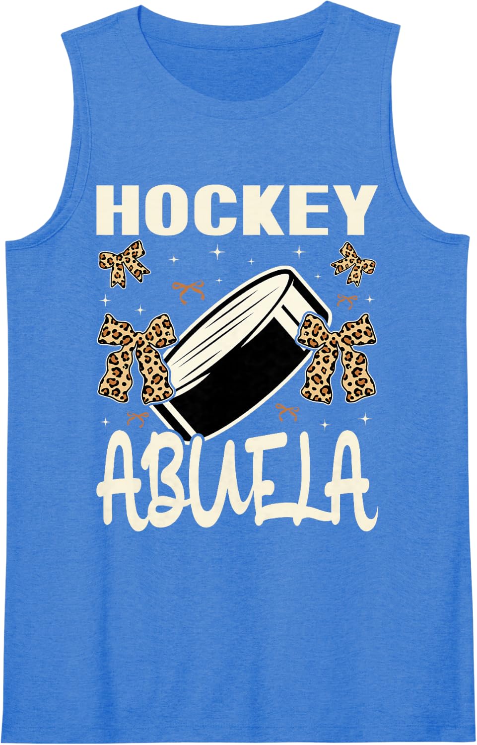 Women's Hockey Lover Player Cute Grandma Grandmother Women Abuela Tank Top - Royal Blue
