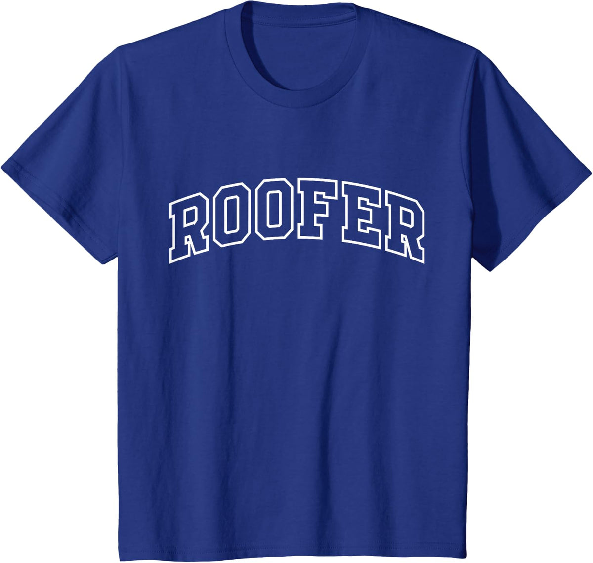 Roofer Funny Athletic Lettering Roofing Gifts Men T-Shirt - Royal Blue