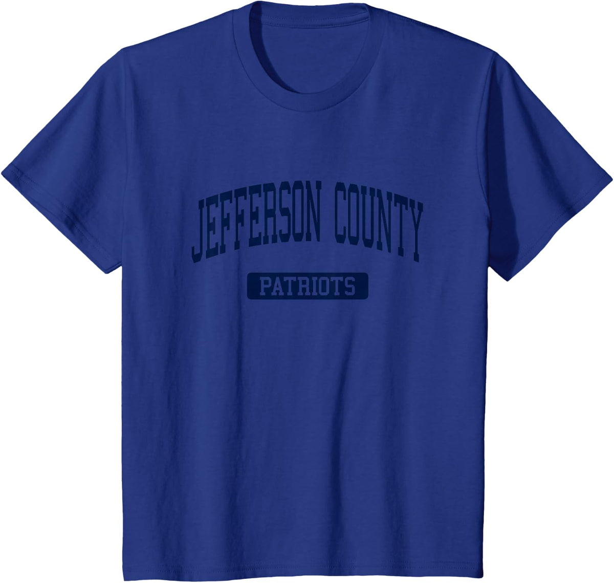 Jefferson County High School HS Dandridge TN Varsity Sports T-Shirt - Royal Blue