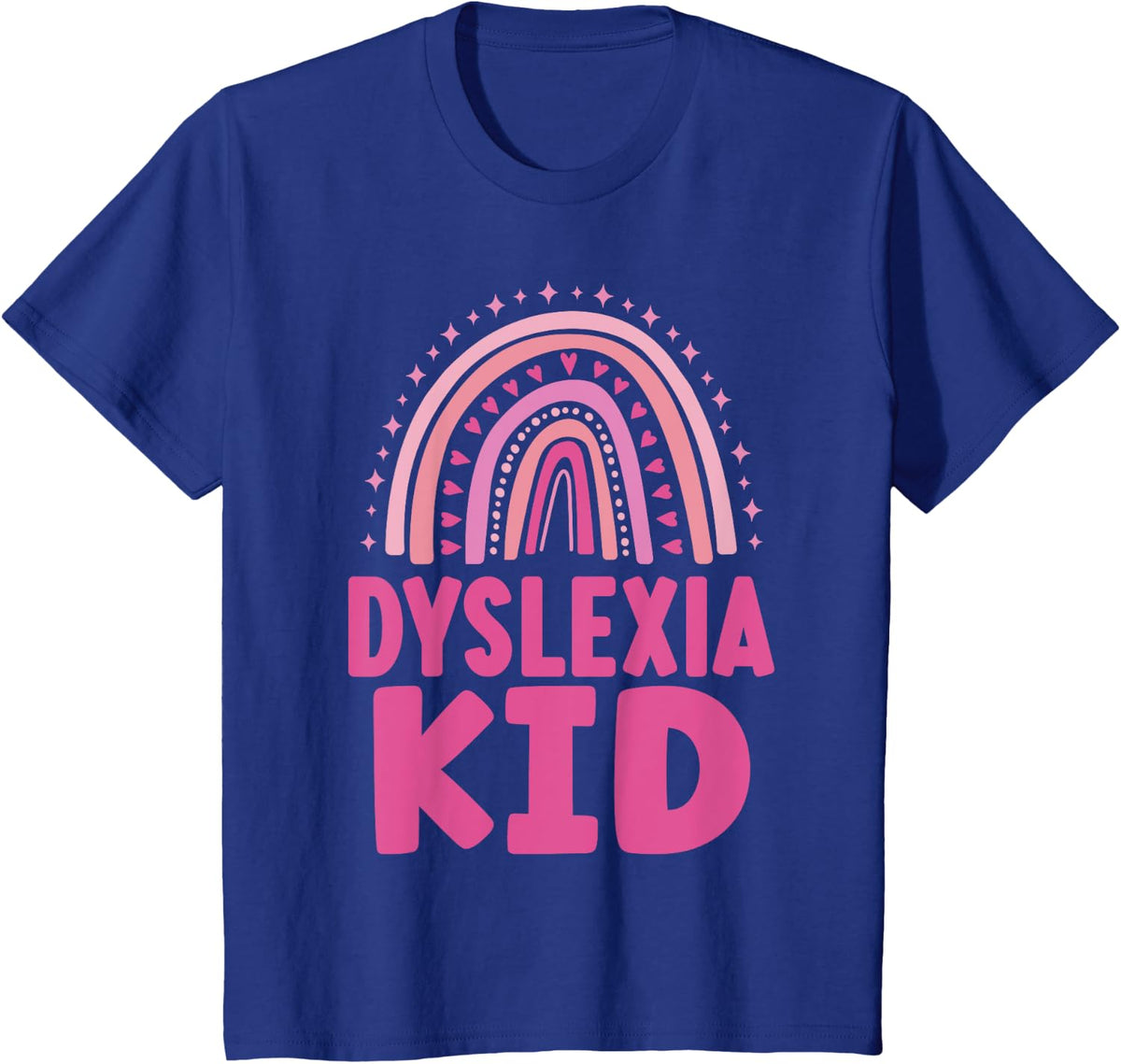 Dyslexia Kid Awareness Support Dyslexics Dyslexic Dyslexia T-Shirt - Royal Blue