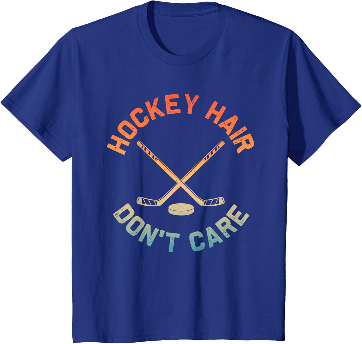 Best Ice Hockey Design For Men Women Skate Ice Hockey Player T-Shirt - Royal Blue