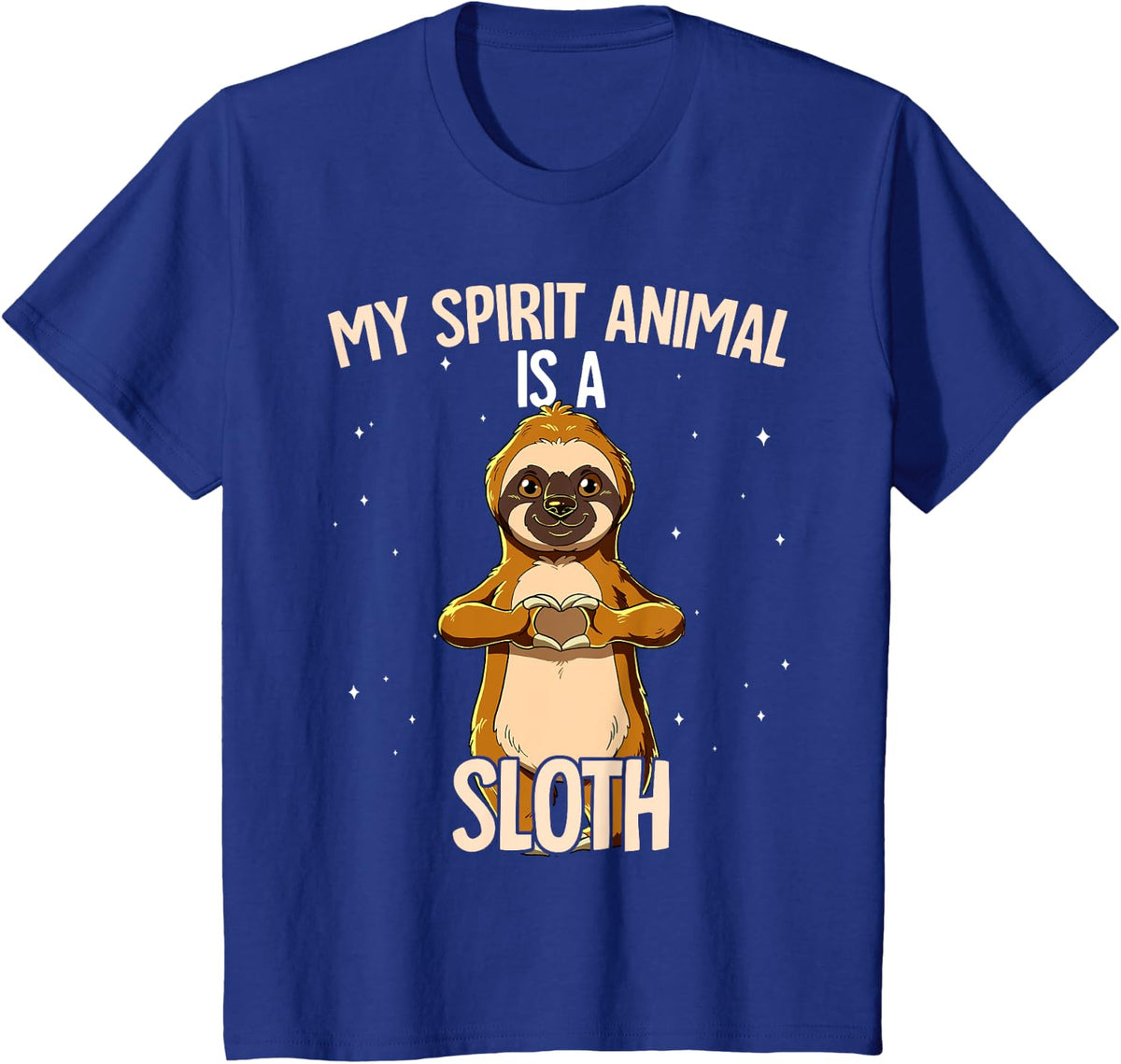 My Spirit Animal Is A Sloth T-Shirt - Royal Blue