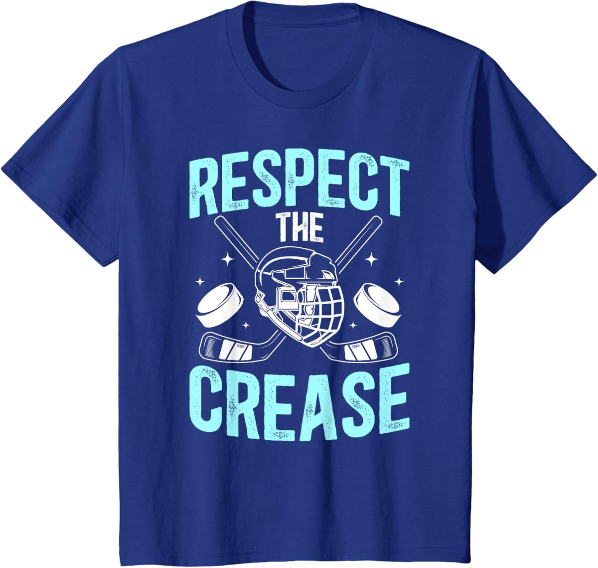 Ice Hockey Goalie Funny Goaltender Ice Hockey Goalkeeper T-Shirt - Royal Blue