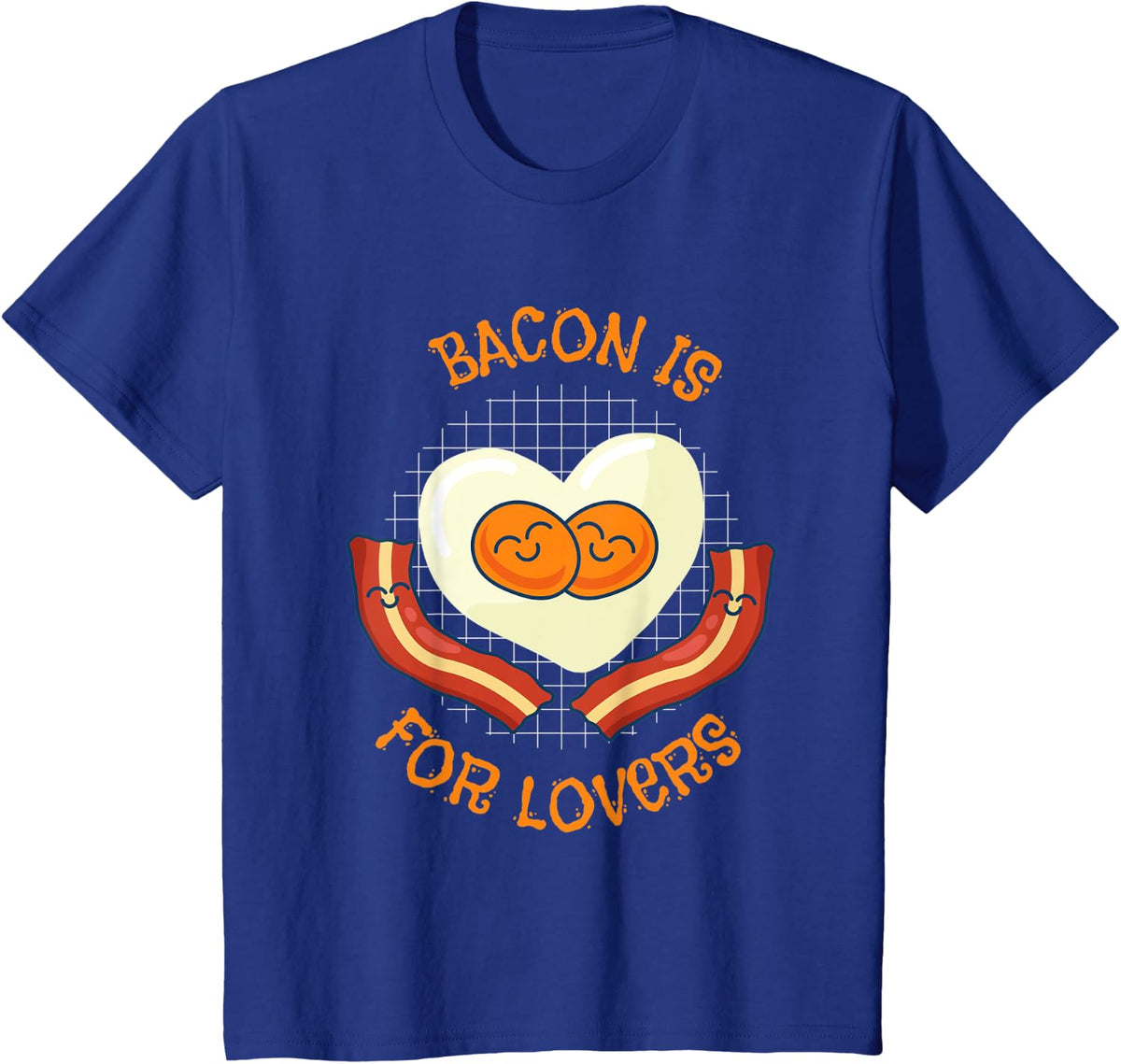Bacon Is For Lovers Food Breakfast Bacon T-Shirt - Royal Blue