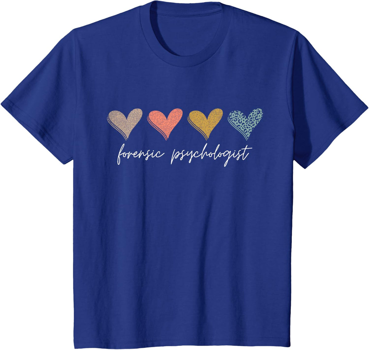Forensic Psychologist Clinical Psychology School Therapist T-Shirt - Royal Blue
