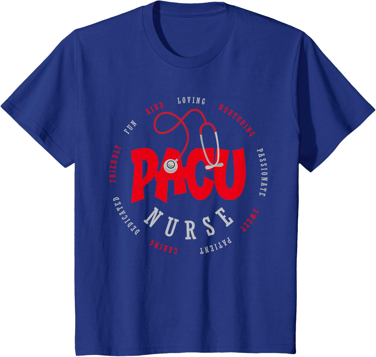 PACU Nurse Squad T-Shirt - Royal Blue