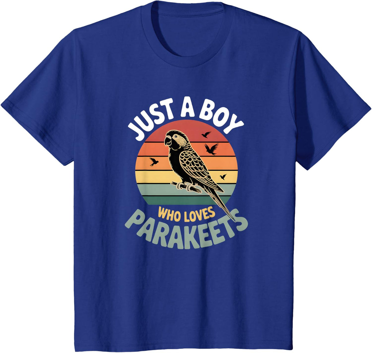 Boys Parakeet T-Shirt - Royal Blue