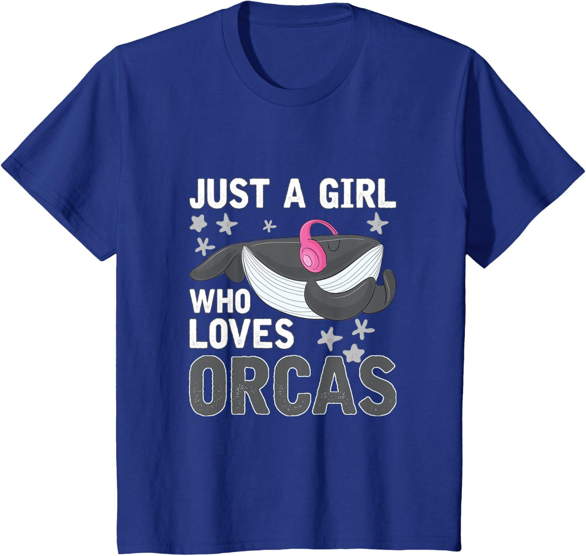 Diving Orca Cute Whale Women Girls Gift Orca T-Shirt - Royal Blue