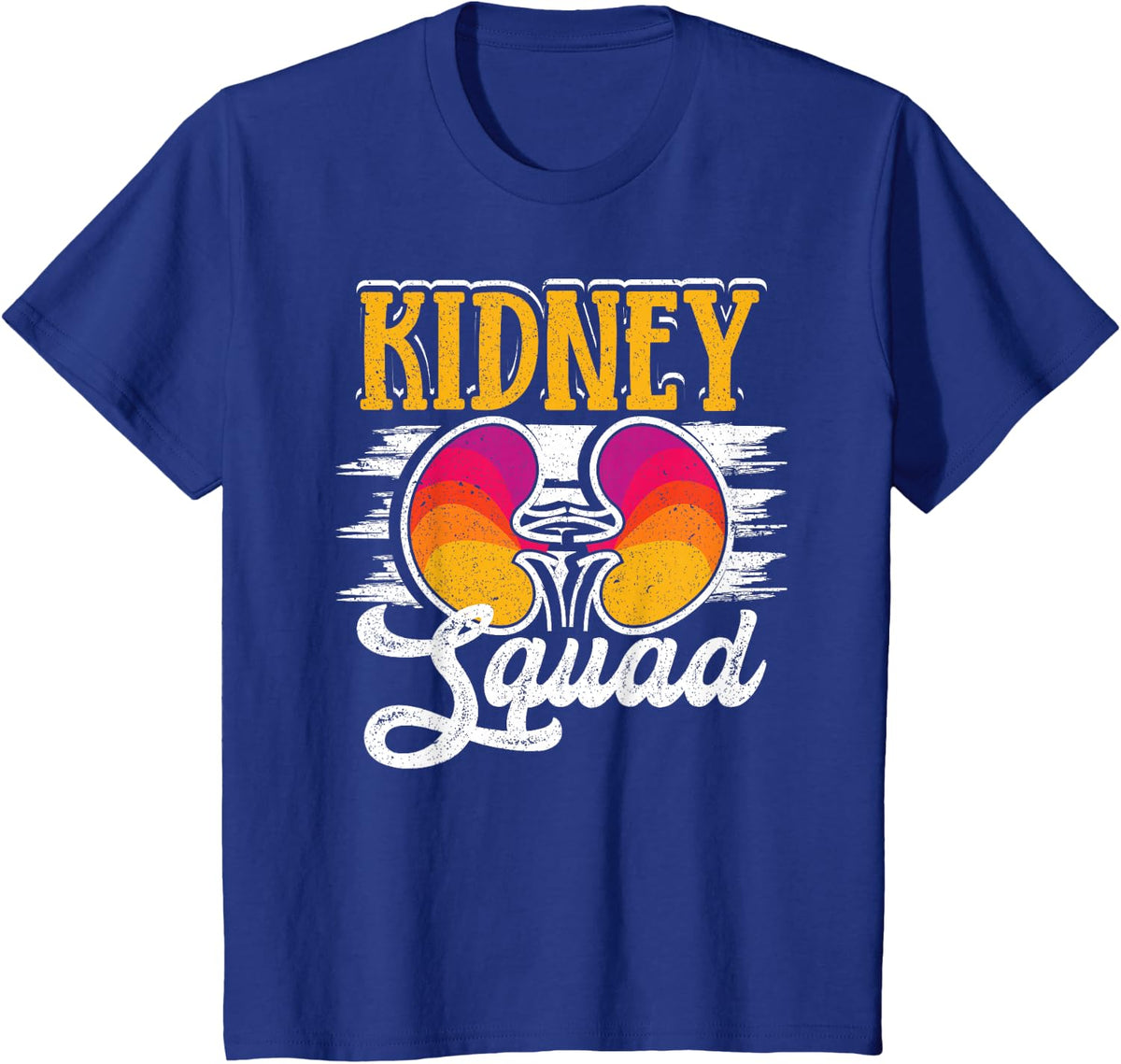 Dialysis Tech Nephrology Nurse Kidney Squad Team T-Shirt - Royal Blue