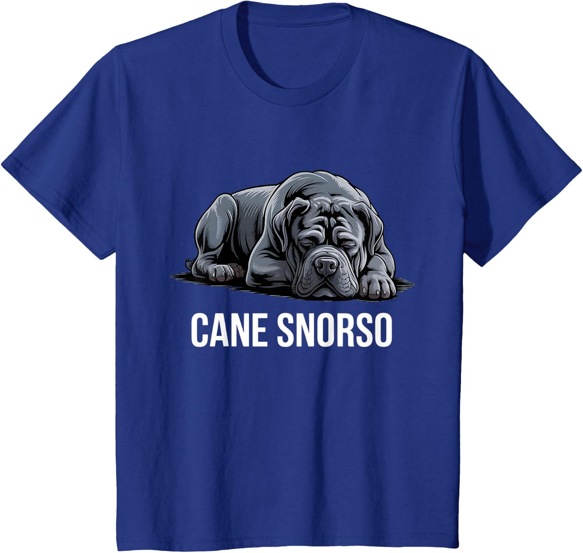 Cane Corso Funny Cane Snorso T-Shirt - Royal Blue