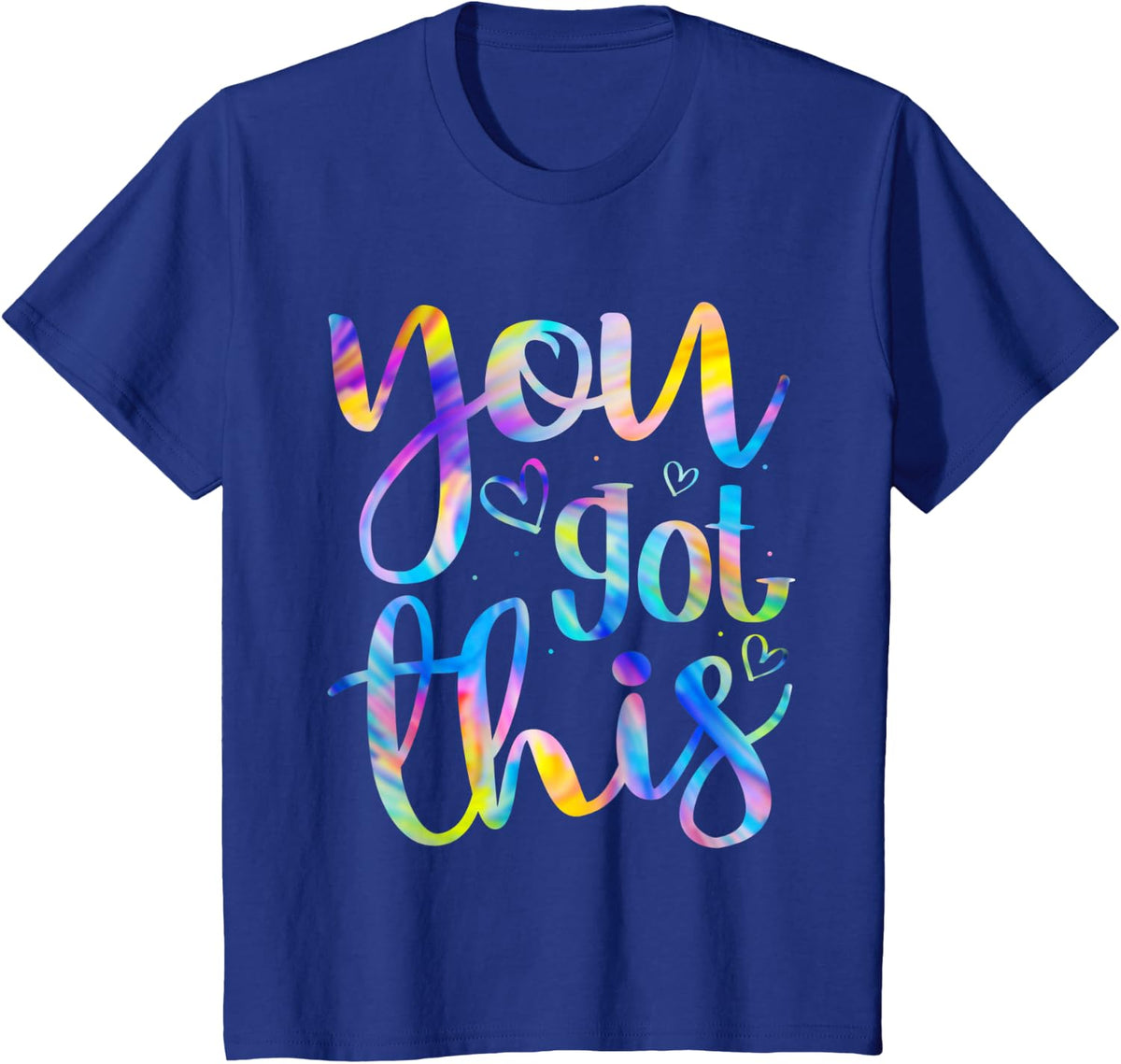 Funny Gift for Teachers and Students - Tie Dye T-Shirt - Royal Blue