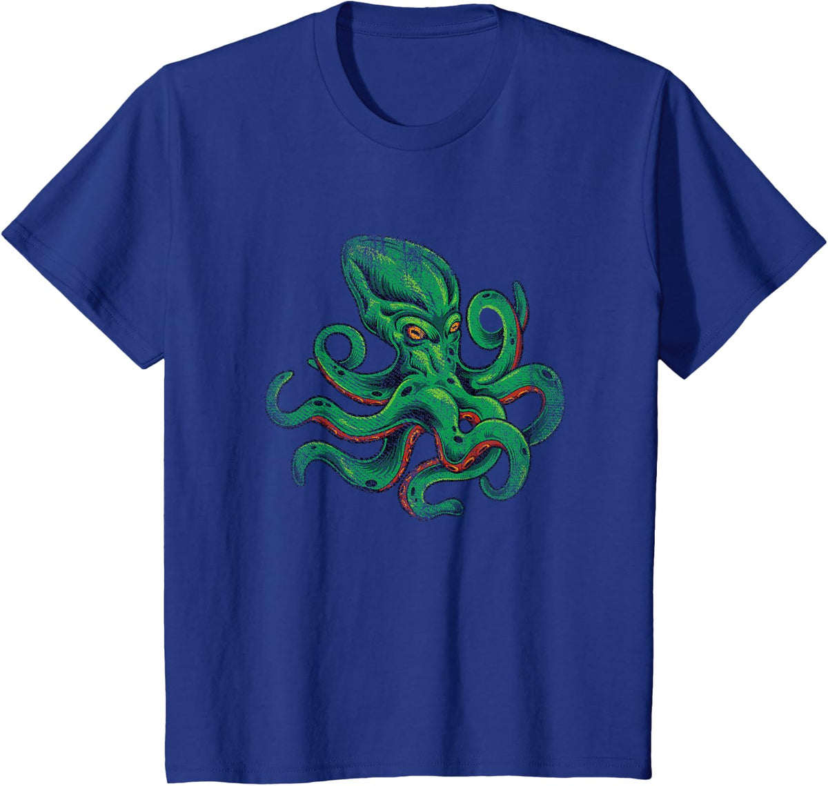 Vintage Octopus T-Shirt - Royal Blue