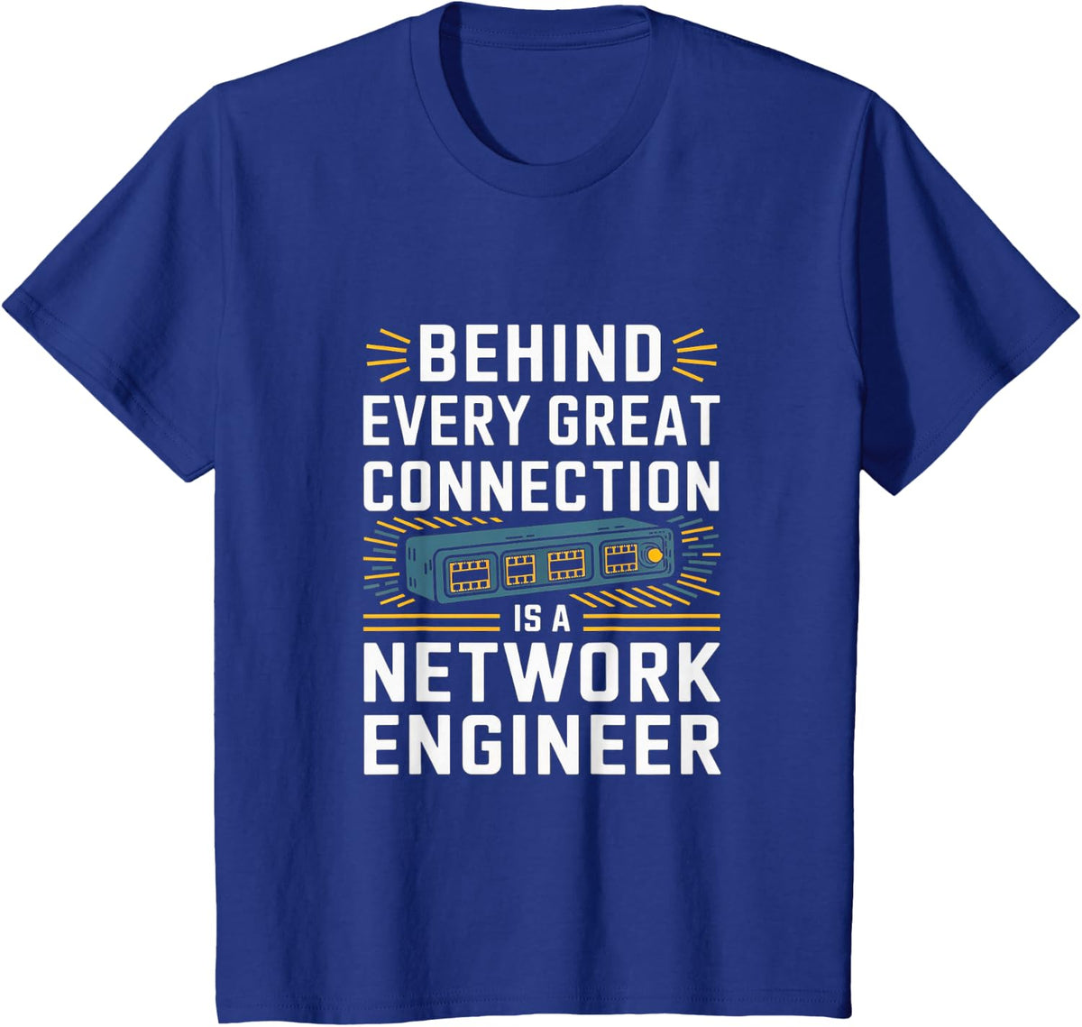 Network Administrator Internet IT Switch VLAN T-Shirt - Royal Blue