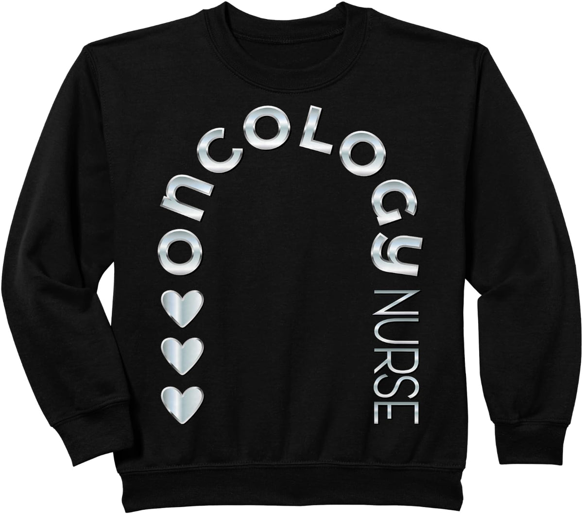 HEM-ONC Nurse, Hematology Oncology Nursing Sweatshirt - Black