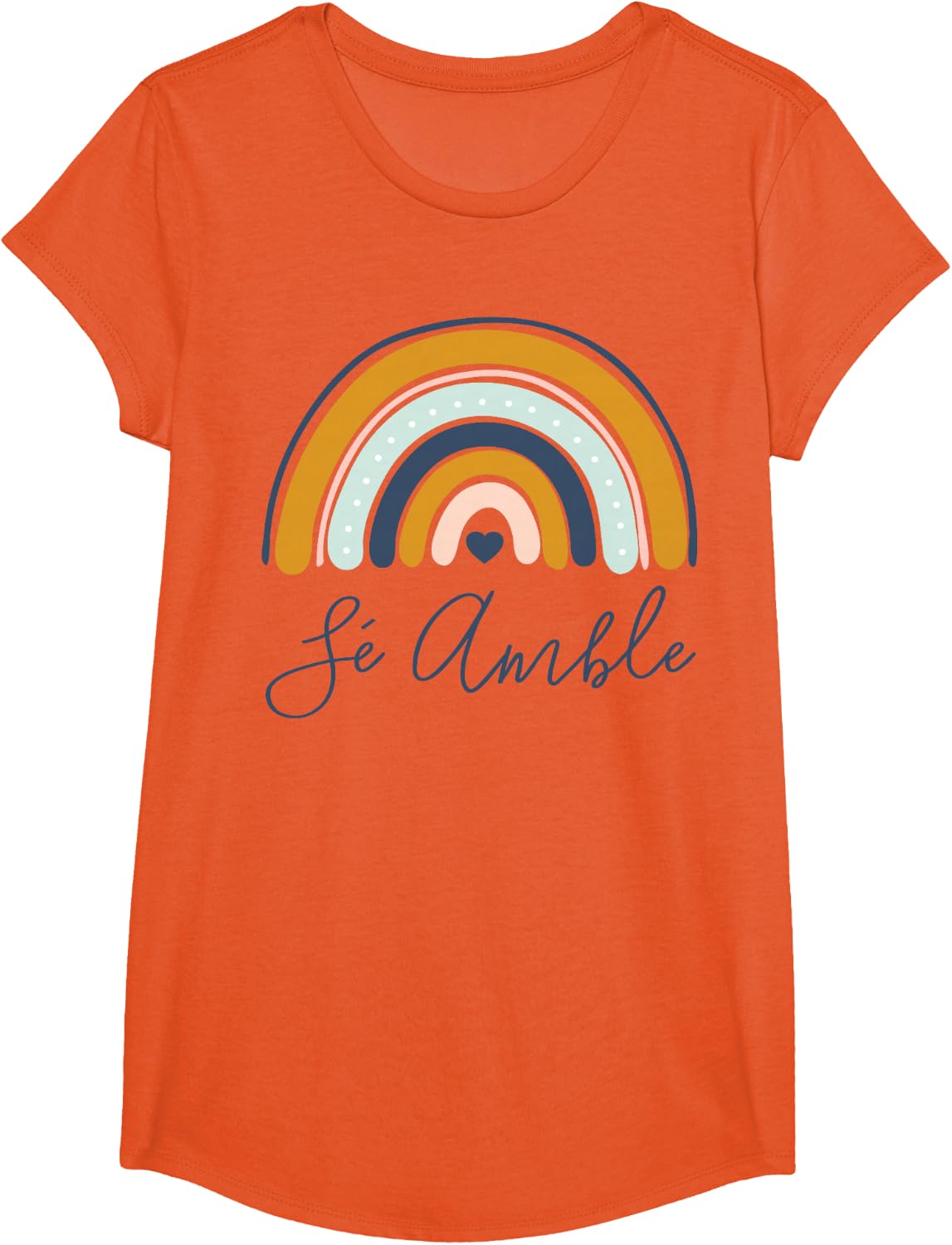 Unity Day Orange Sé Amable Spanish Bilingual Be Kind Teacher T-Shirt - Girls Orange