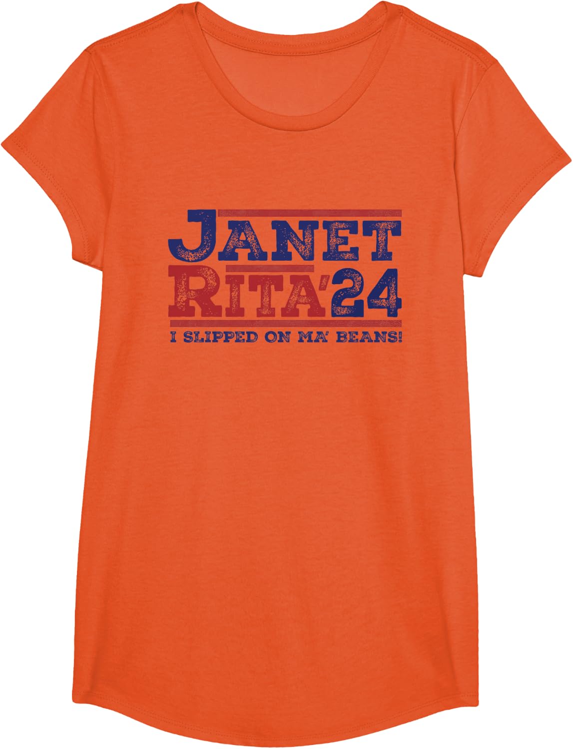 Janet And Rita for President 2024, President 2024 T-Shirt - Girls Orange