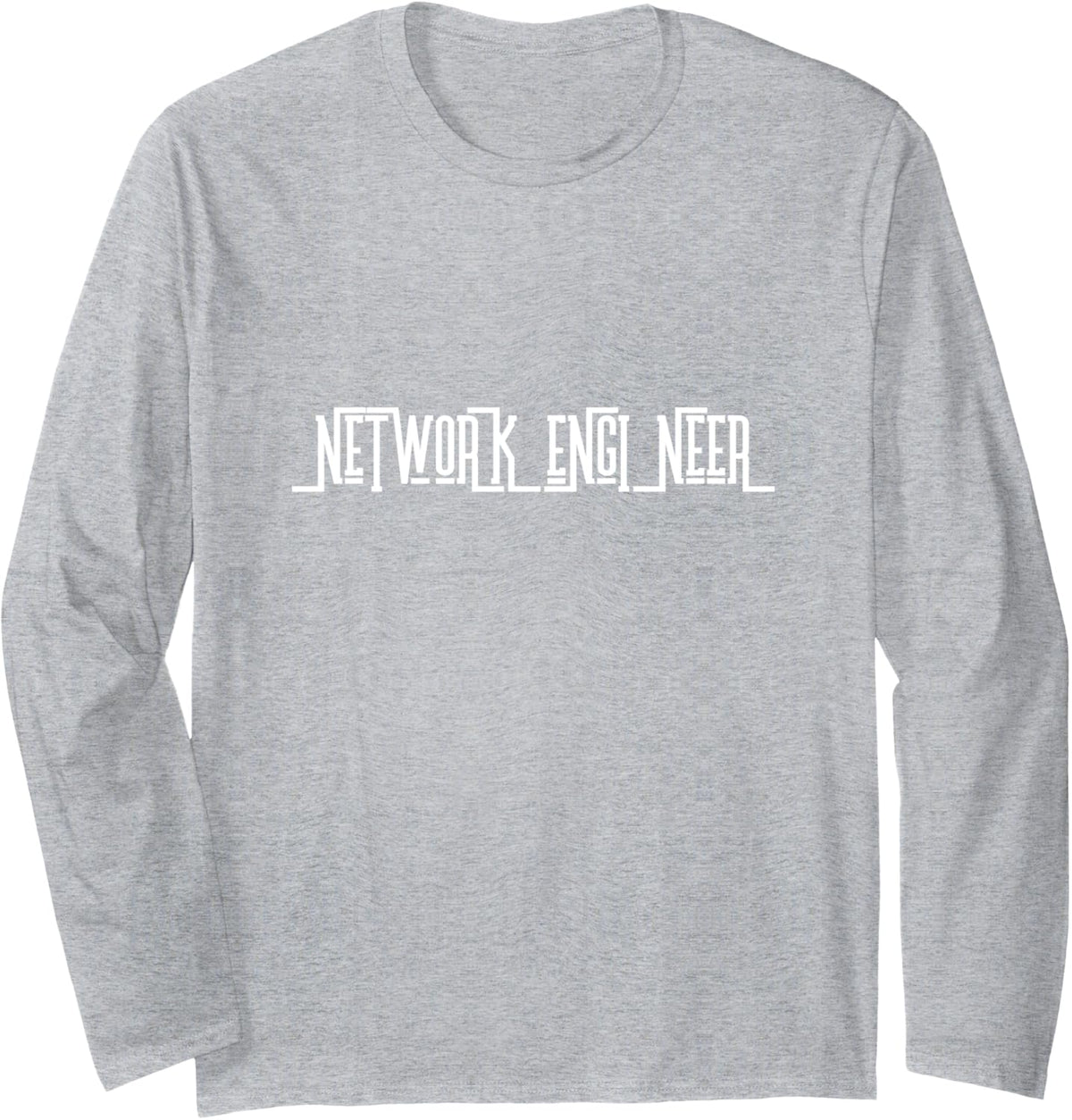 Network Engineer Long Sleeve T-Shirt - Adult Unisex Heather Grey