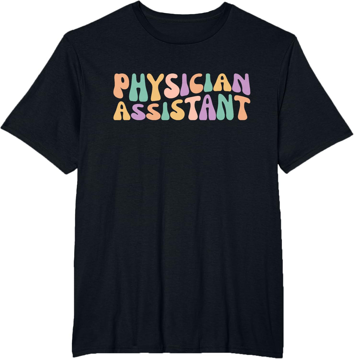 Physician Assistant PA Student Doctor Graduation T-Shirt - Black