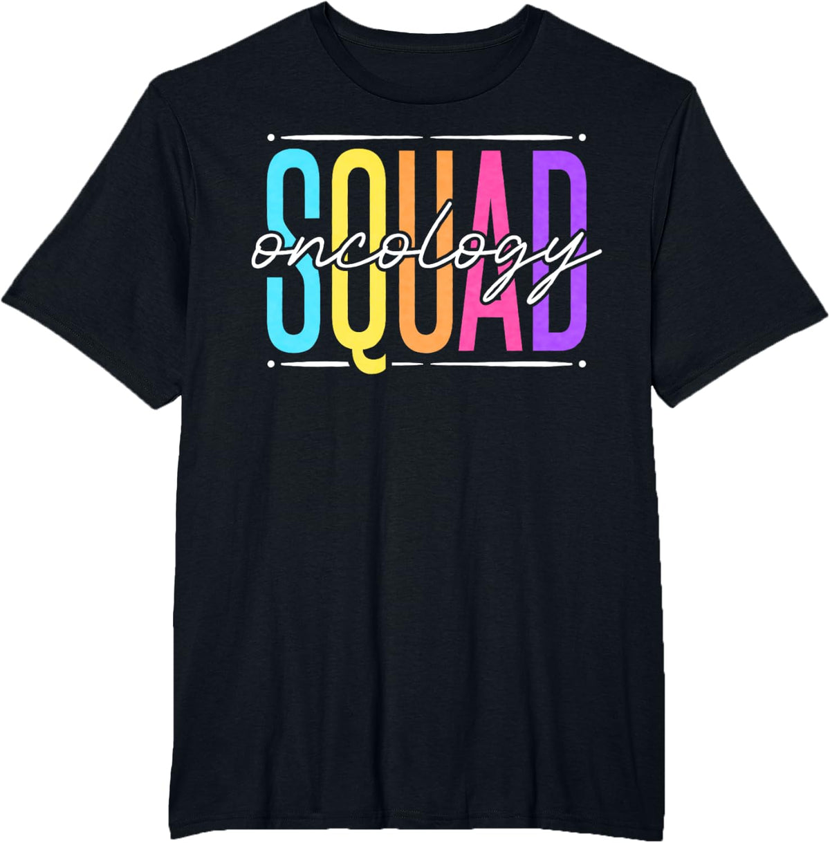 Oncology Squad Oncologist Oncology Nurse T-Shirt - Black