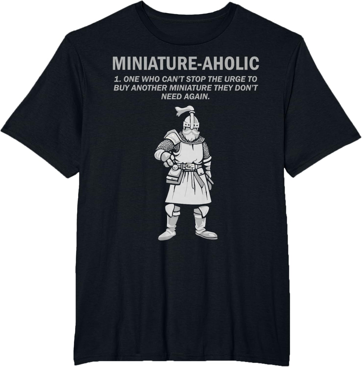 Miniature Painter Funny Painting Miniatures T-Shirt - Black