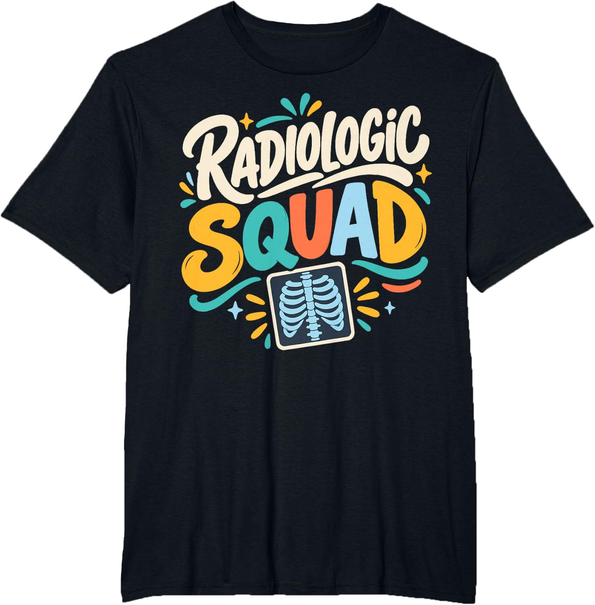 Radiologic Squad Team Crew Radiology T-Shirt - Black