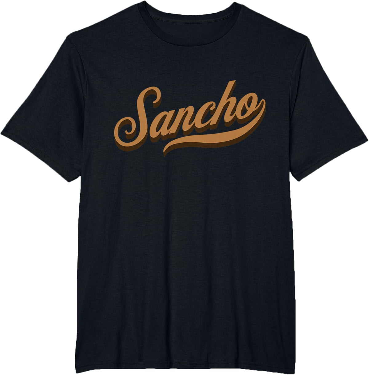 SANCHO typography T-Shirt - Black
