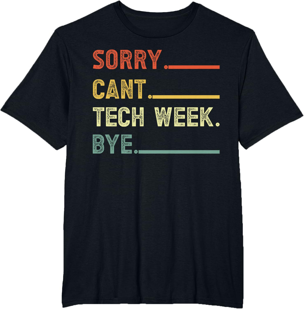 Tech Week T-Shirt - Black