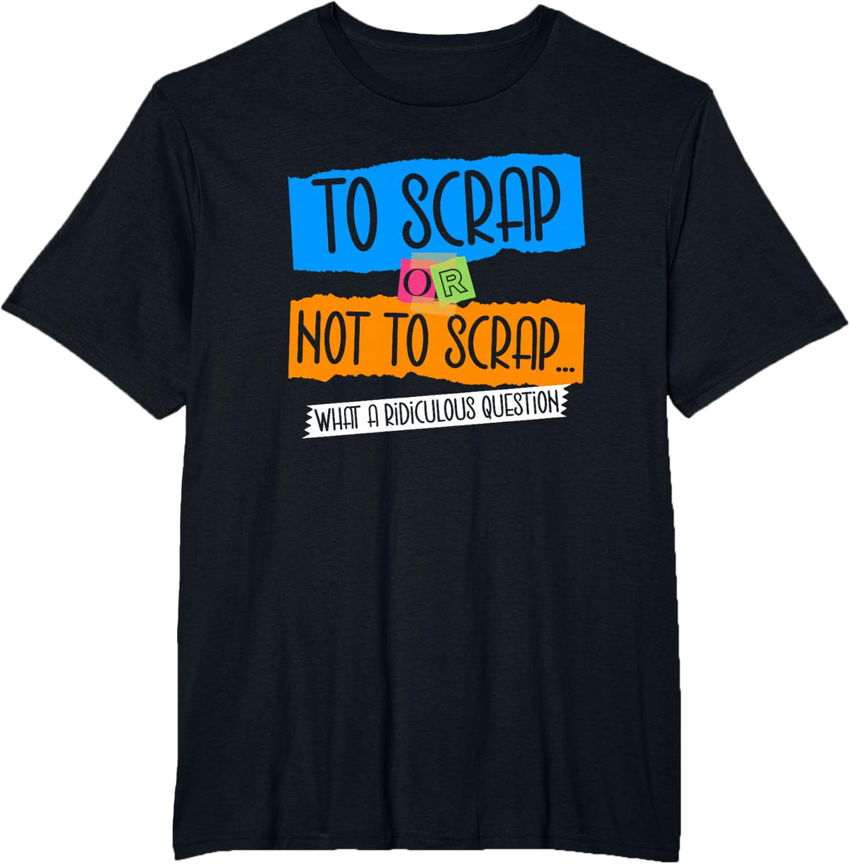 Funny Scrapbooking Scrapbook T-Shirt - Black