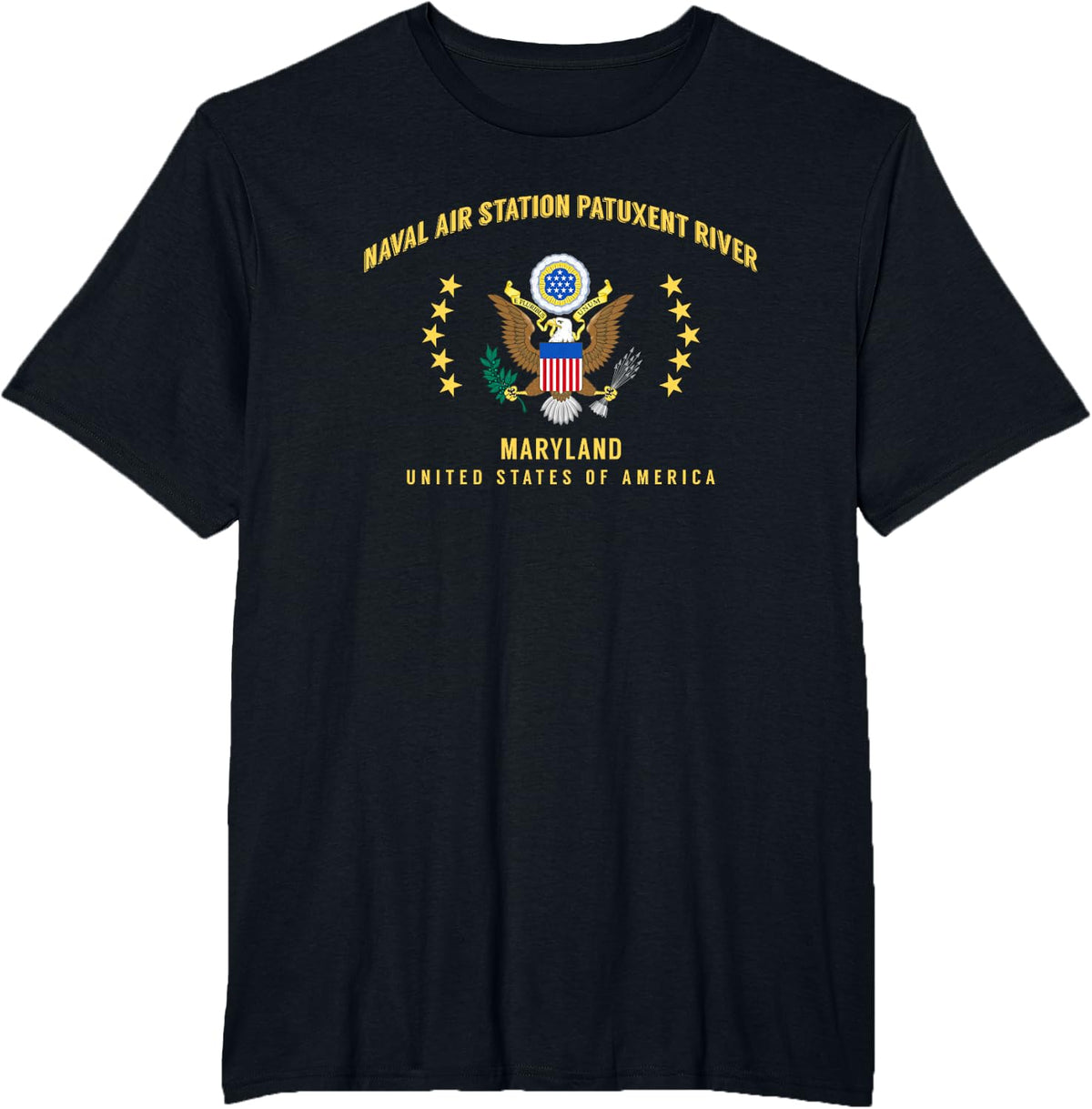 Naval Air Station Patuxent River T-Shirt - Black