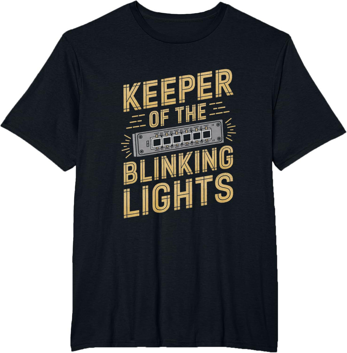 Network Switch Administrator Network Engineer T-Shirt - Black