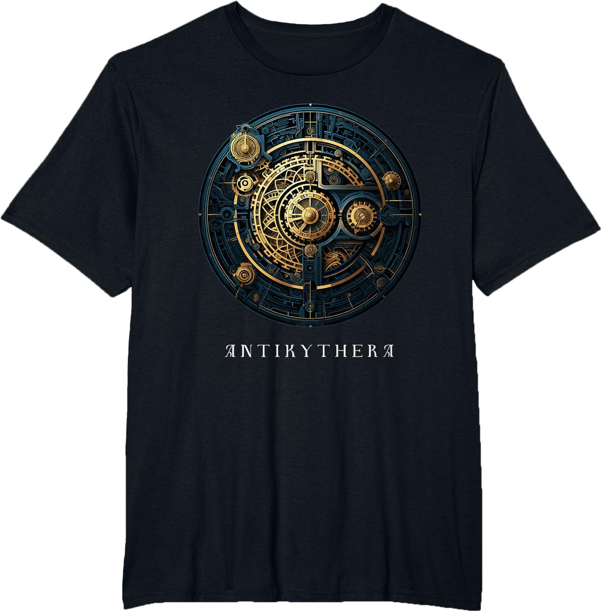Antikythera Mechanism Greek Shirt Ancient Greece Computer Tee T-Shirt - Black