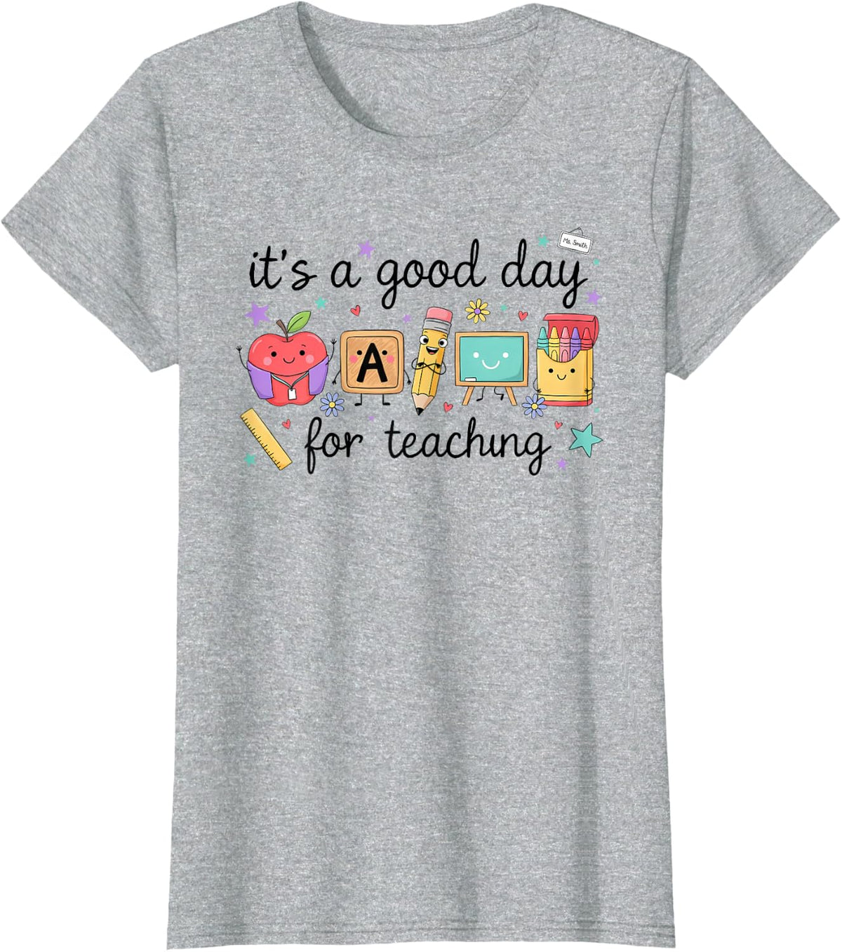 Elementary School Teacher Educator Grade Education Teaching T-Shirt - Heather Grey