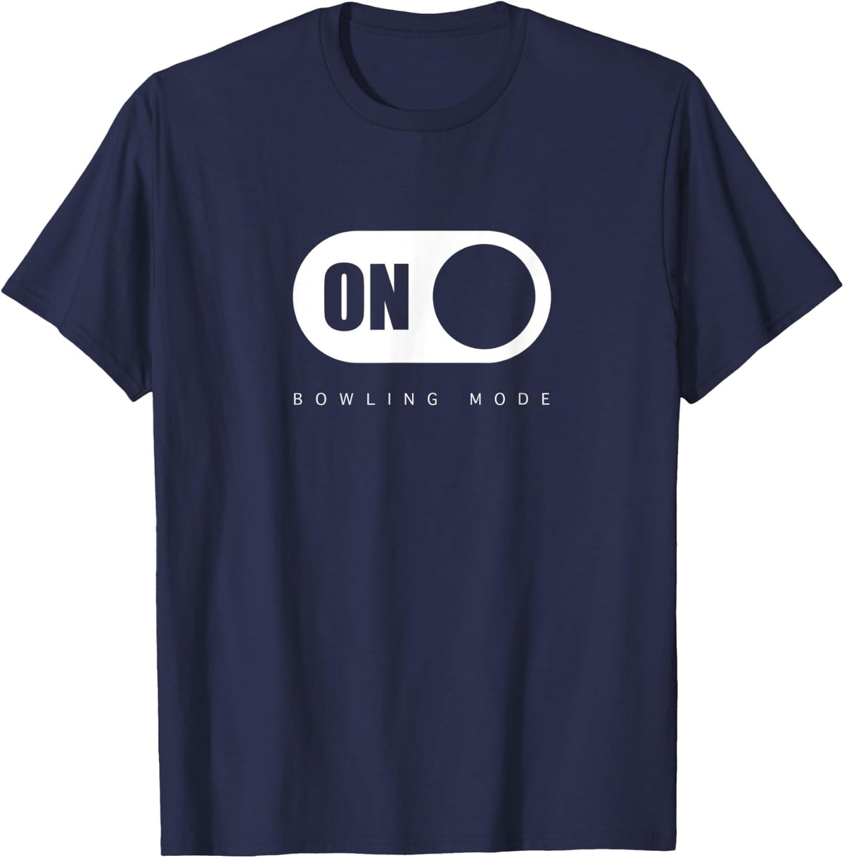 Bowling Mode Bowling T-Shirt - Navy Blue