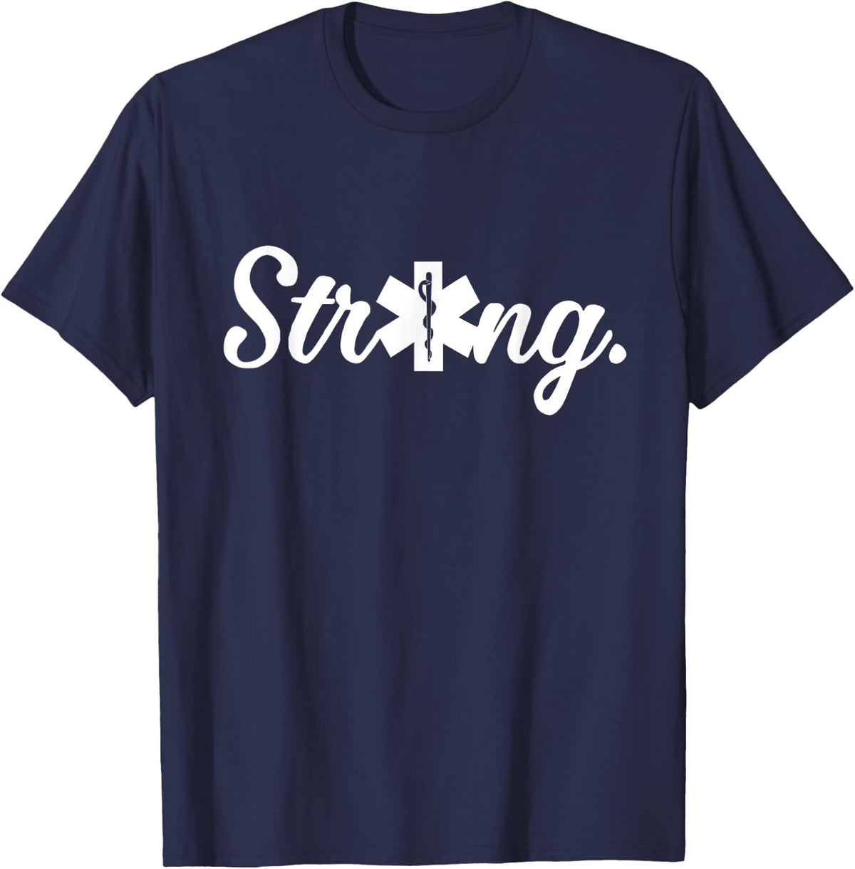 Strong Tshirt, Strong emt, Strong medical tshirt, Strong ems - Navy Blue
