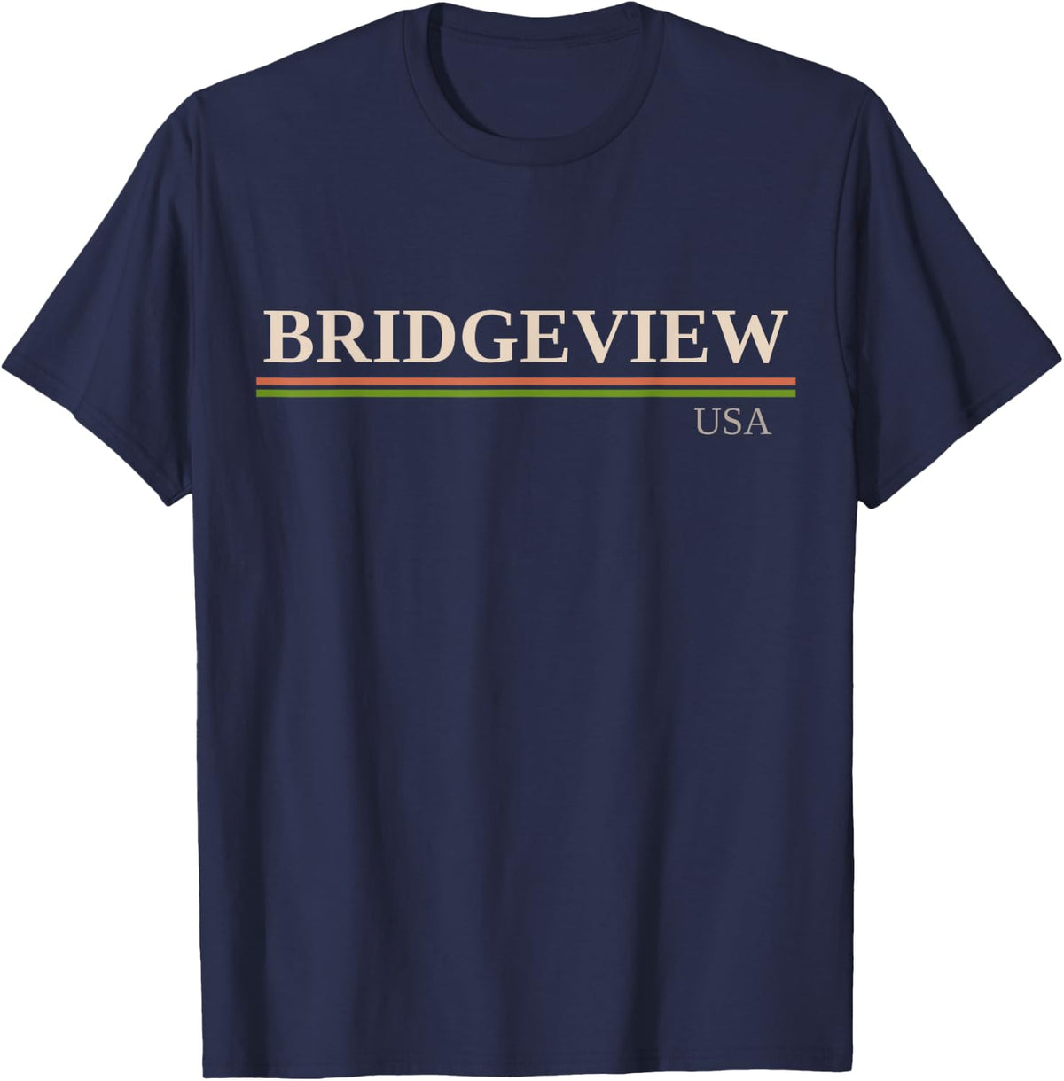 Bridgeview USA T-Shirt - Navy Blue