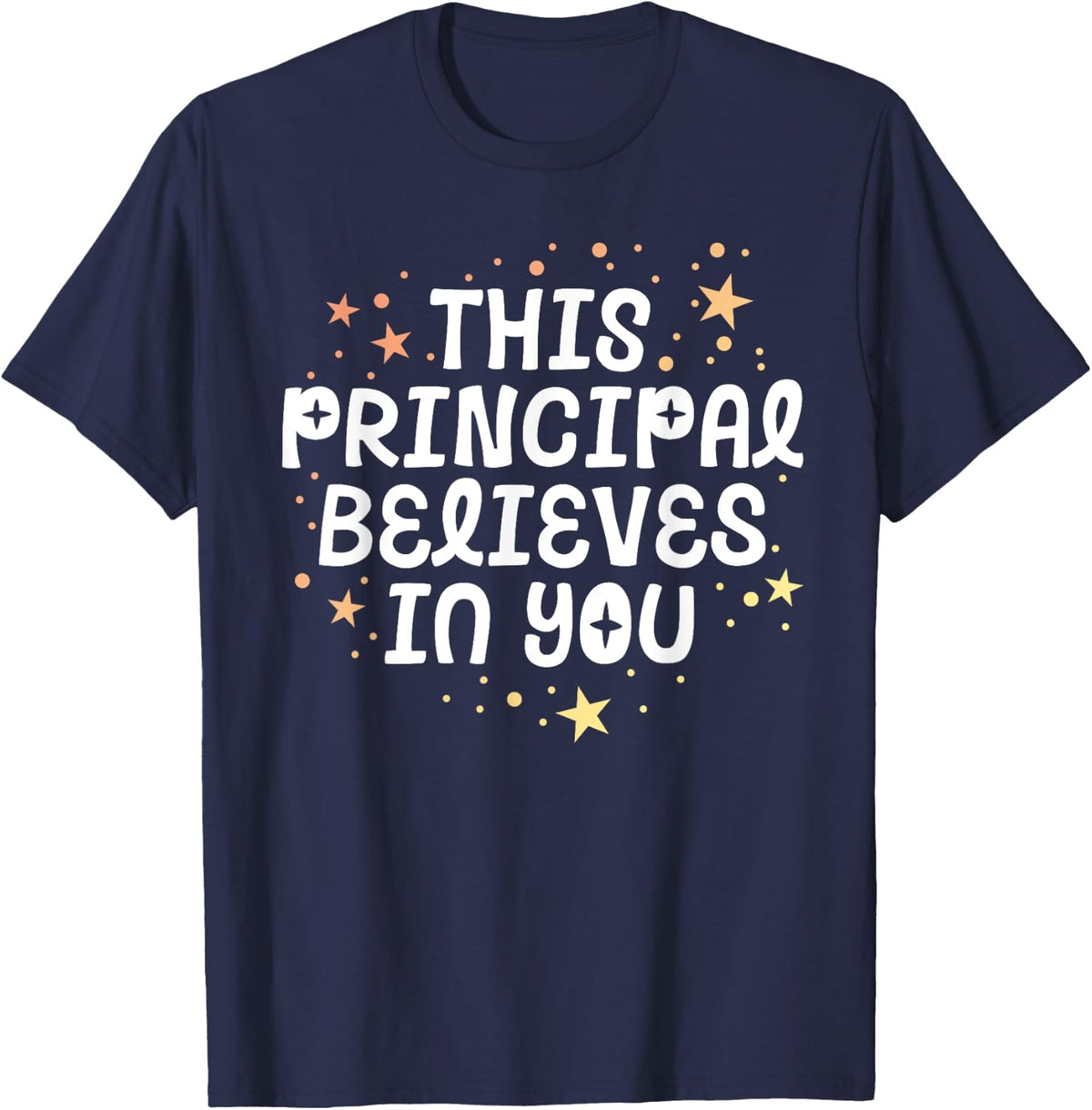 This Principal Believes in You Kindness Growth Mindset Child T-Shirt - Navy Blue