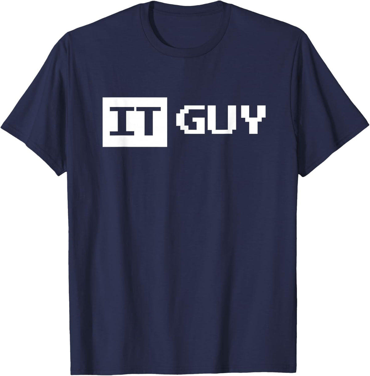 Funny IT Tech Support Help Desk T-Shirt - Navy Blue