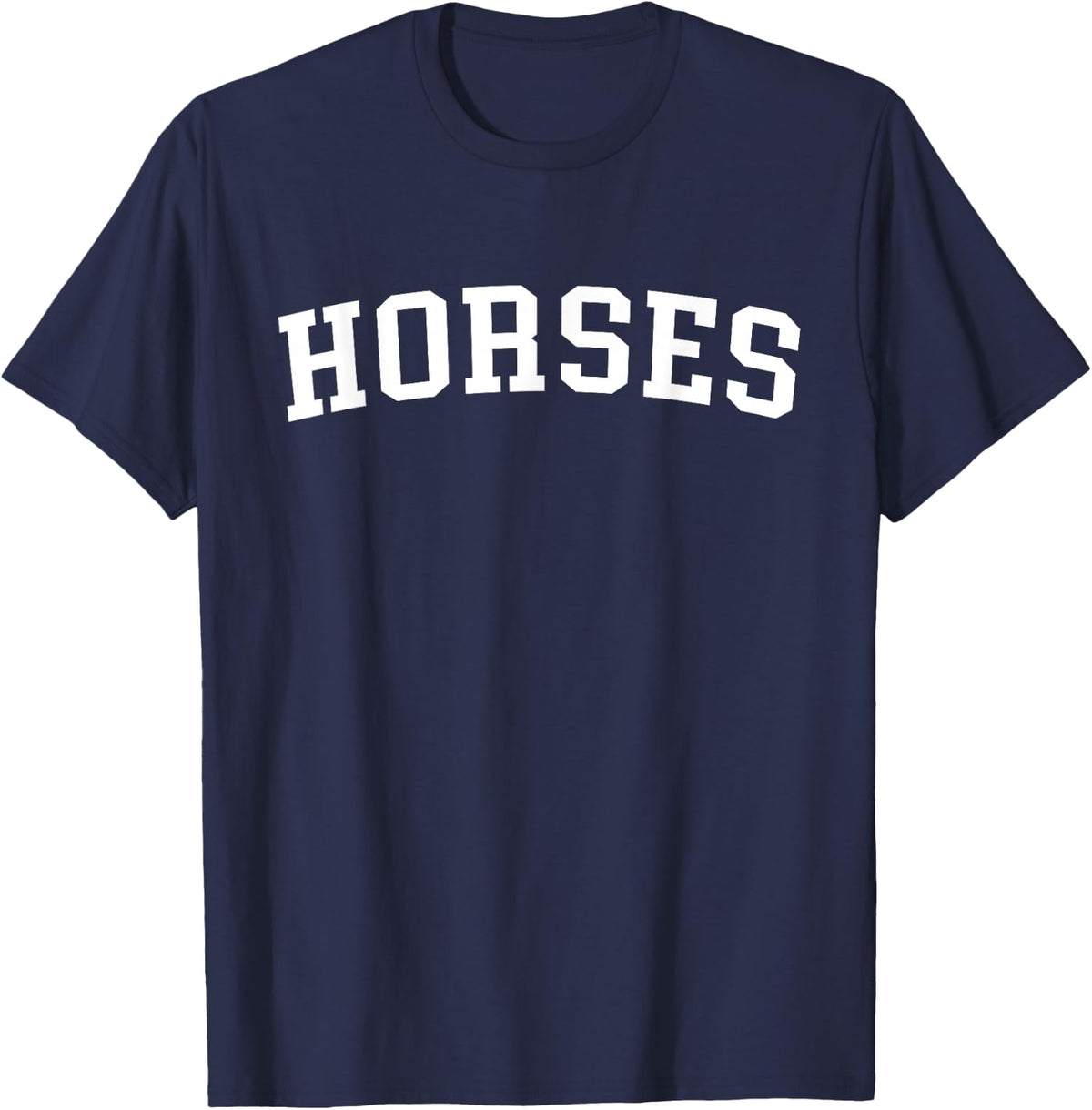 Horses T-Shirt - Navy Blue