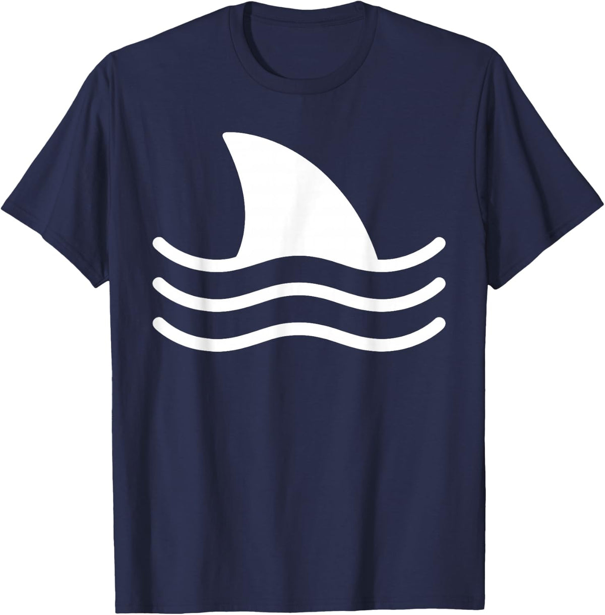 Cool Shark Costume for Men Women Kid Great White Shark Lover T-Shirt - Navy Blue