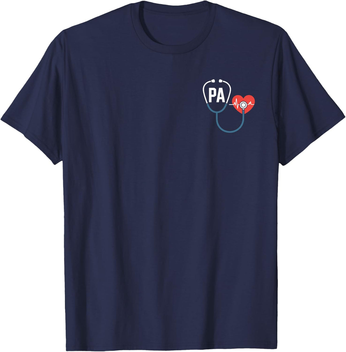 Future PA Physician Assistant School Student Gifts Men Women T-Shirt - Navy Blue