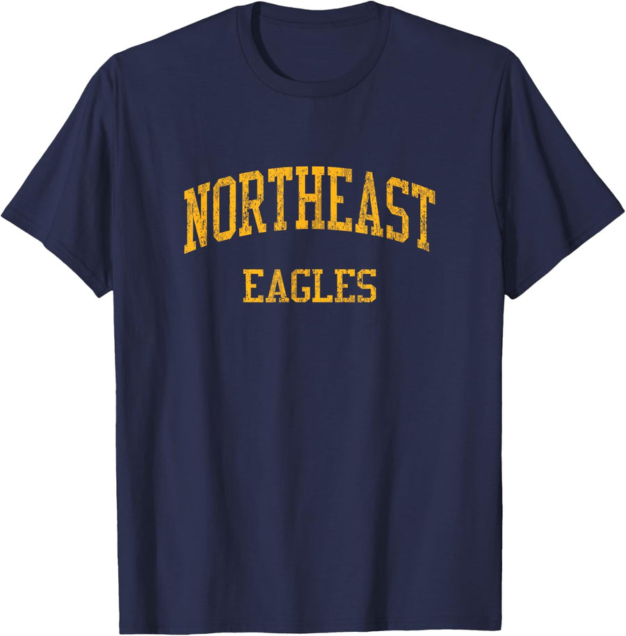 Northeast High School HS Clarksville TN Vintage Sports T-Shirt - Navy Blue