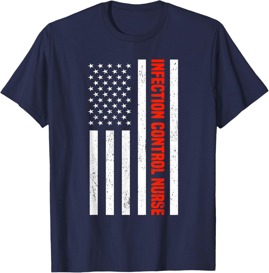 Infection Control Infection Control Nurse T-Shirt - Navy Blue