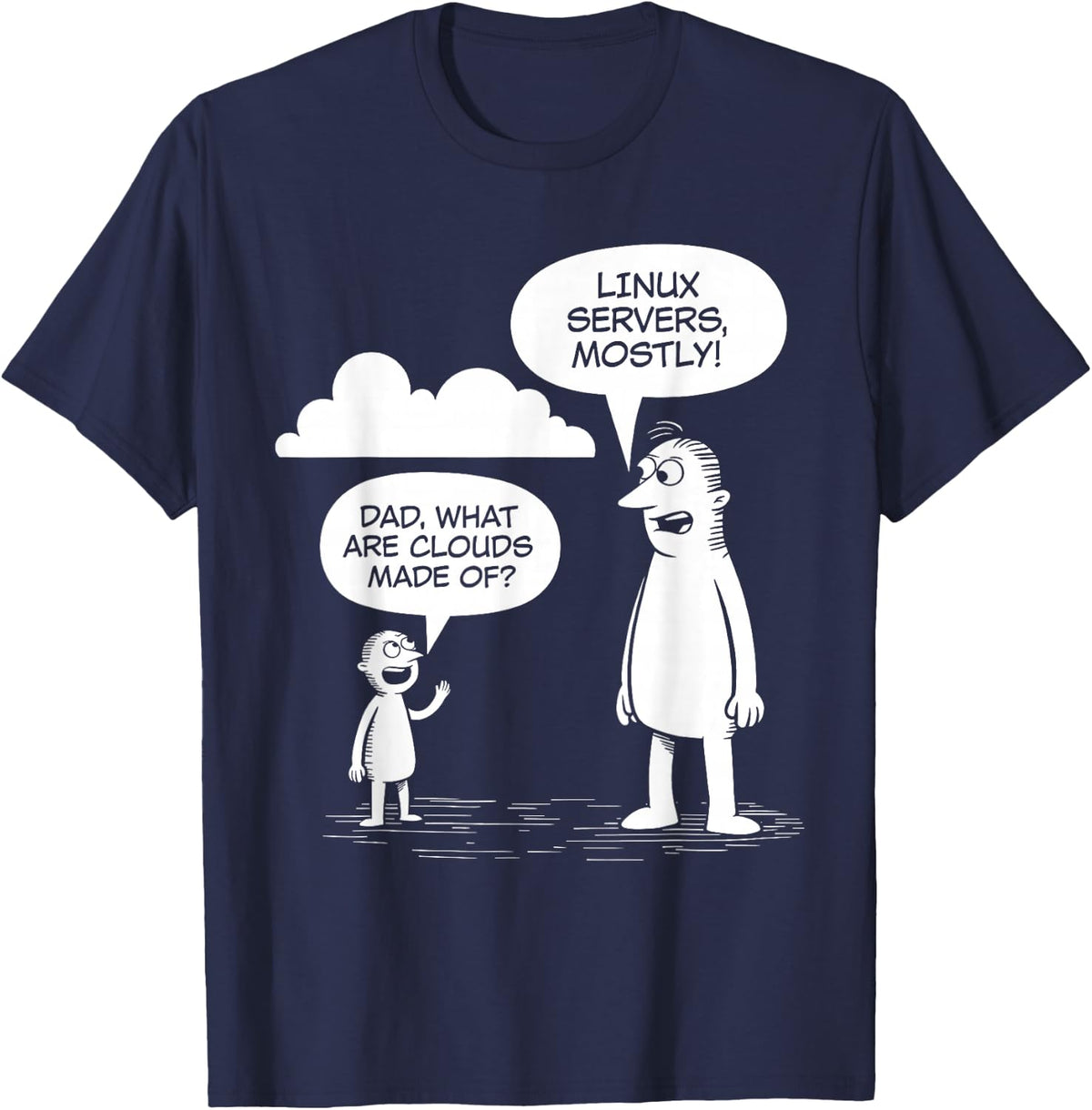 Computer Science Programmer Developer: Boys & Mens Graphic T-Shirt - Navy Blue